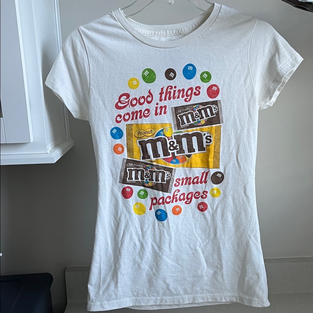 M&M'S Logo White T-Shirt